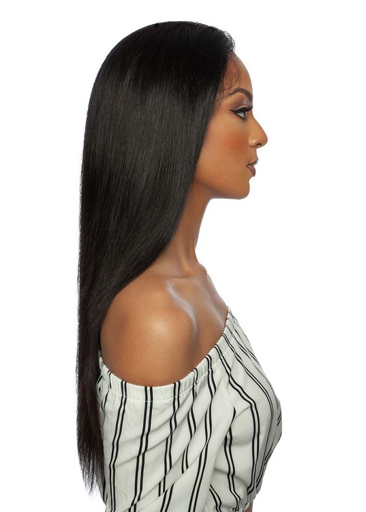 TRMP202 11a Straight 24" Human Hair Remy Wig Mane Concept UK - Side