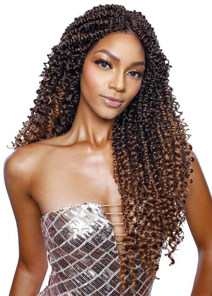 TWB113 Boho Passion Twist Crochet Braids Mane Concept UK