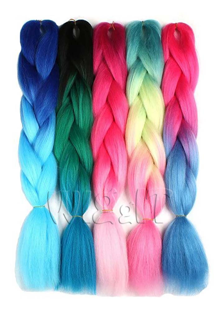 Colour Braids Extensions