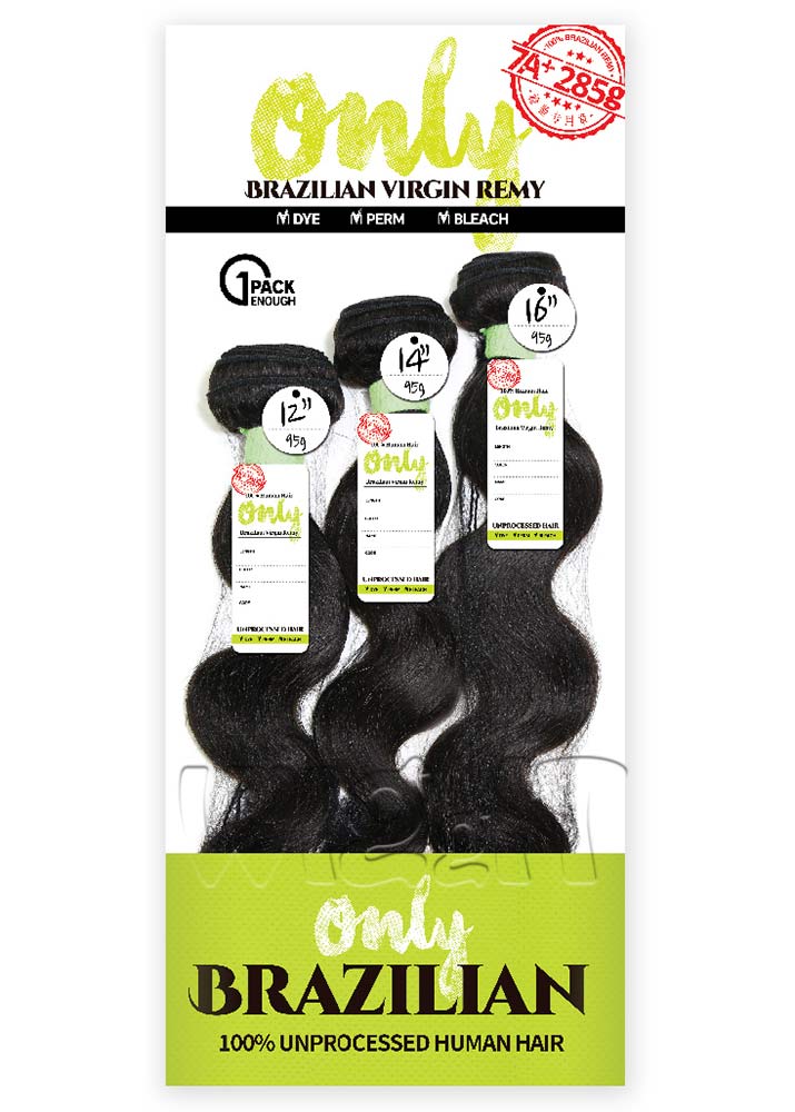 Zury Only BRZ Multi S-Body Unprocessed Pure Brazilian Remy Human Hair Weave Zury Hollywood