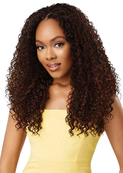 CURLY K.O Synthetic Converti Cap Drawstring Half Wig Outre UK WIGgIT