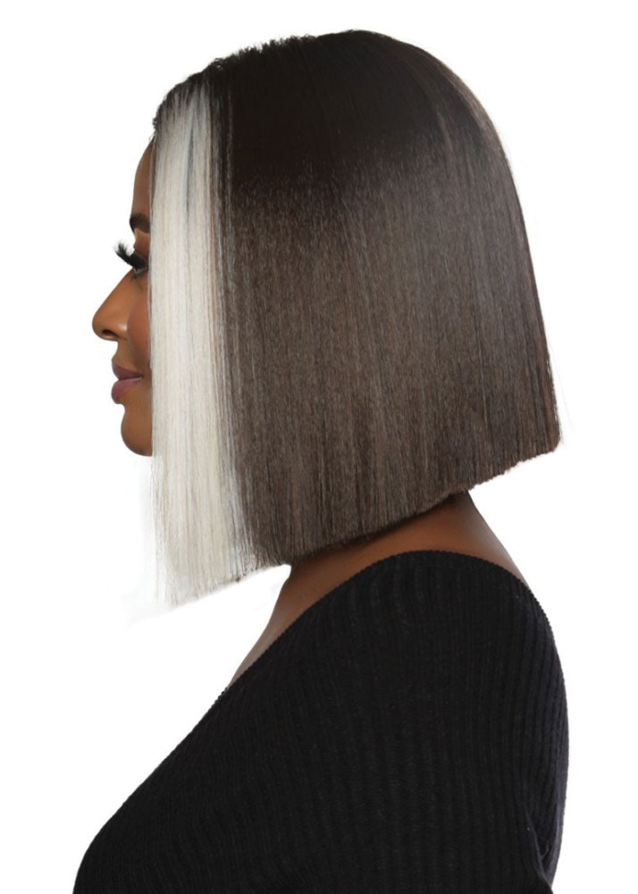 RCHD281 BLUNT CUT BOB Synthetic Lace Part Bob Wig Mane Concept