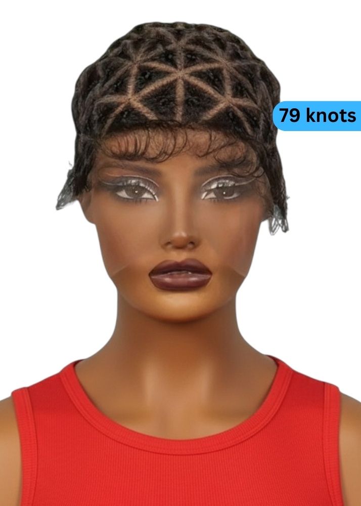 Knotted Crochet Wig Cap