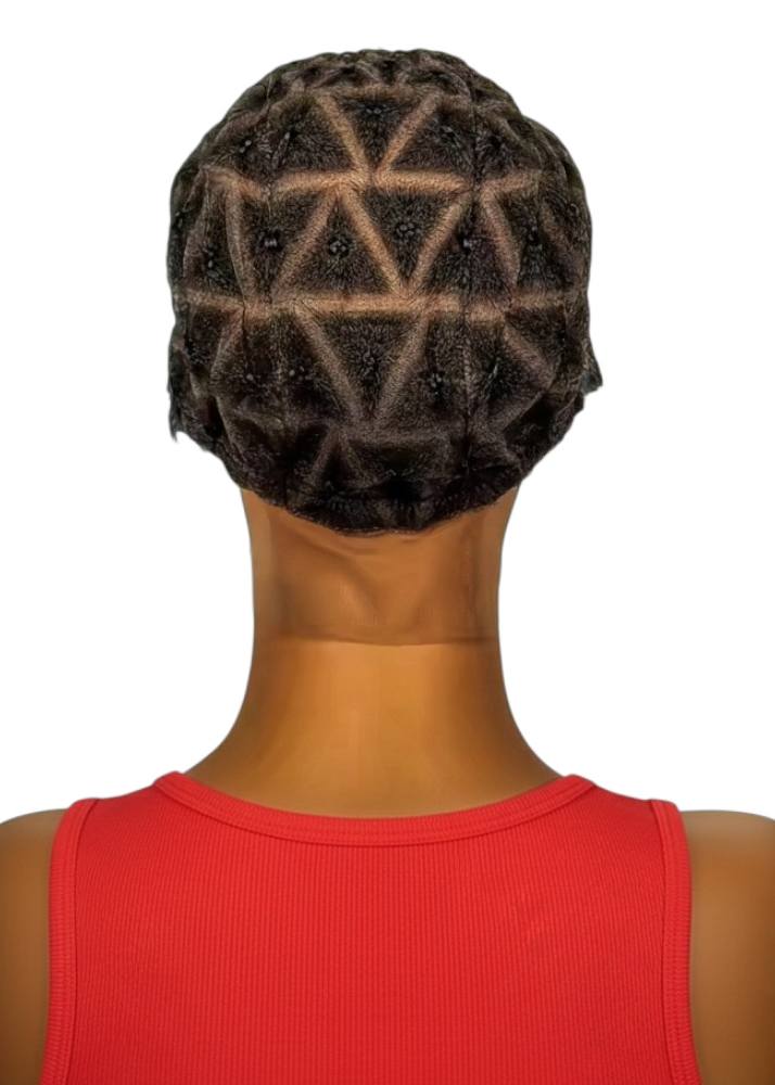 Knotted Crochet Wig Cap