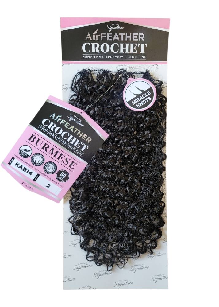 Air Feather Miracle Knots Crochet Braids 14" - BURMESE
