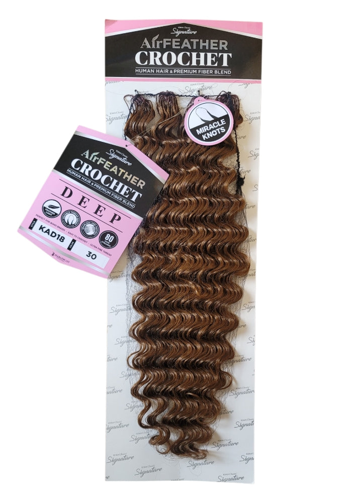 Air Feather Miracle Knots Crochet Braids 18" - DEEP