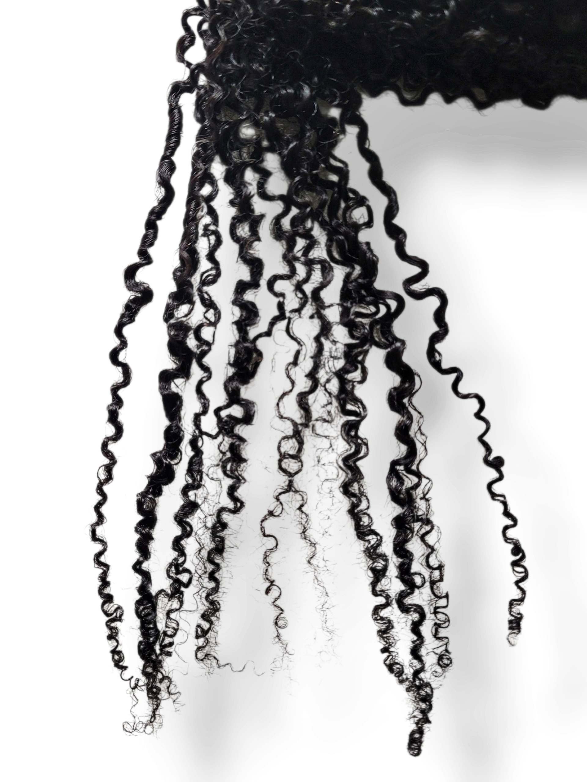 Coil Curl 100% Human Hair Crochet Braids Miracle Knots 22"