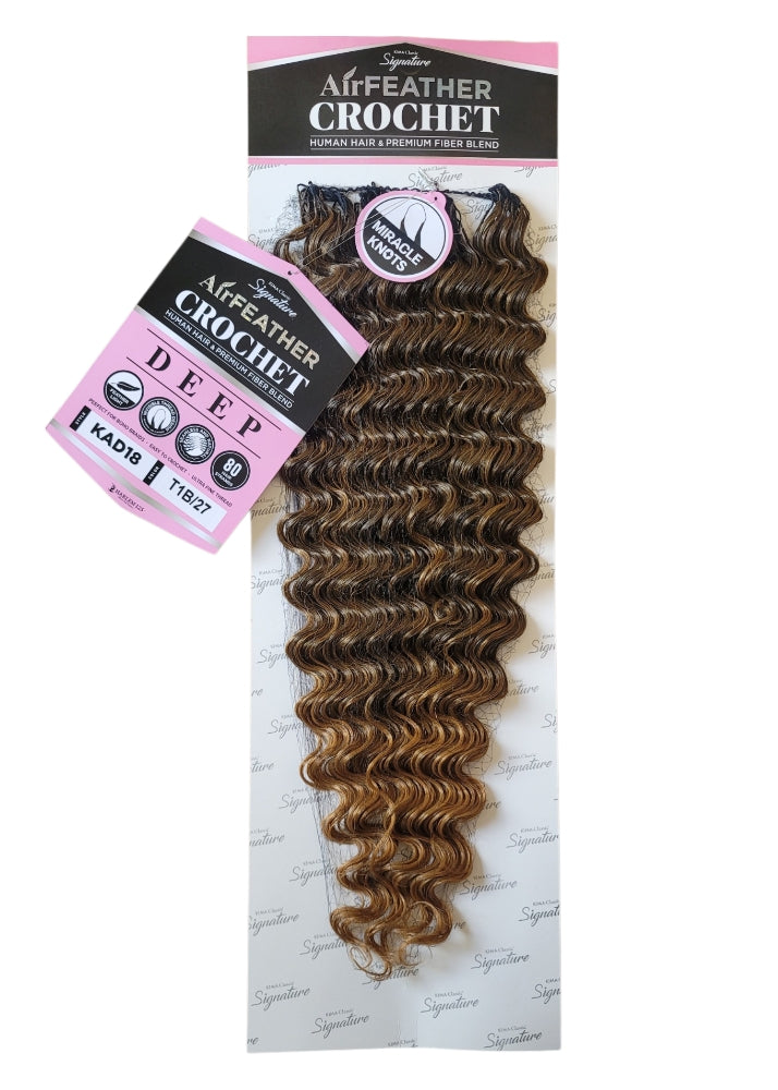 Air Feather Miracle Knots Crochet Braids 18" - DEEP