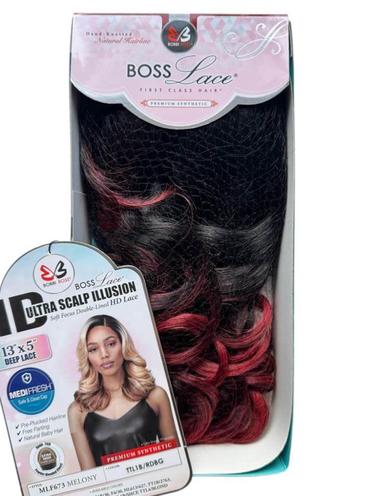 Box of BOSS Lace hair extensions 