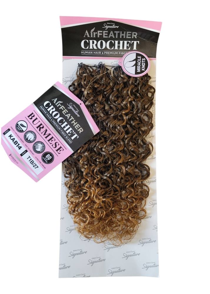 Air Feather Miracle Knots Crochet Braids 14" - BURMESE