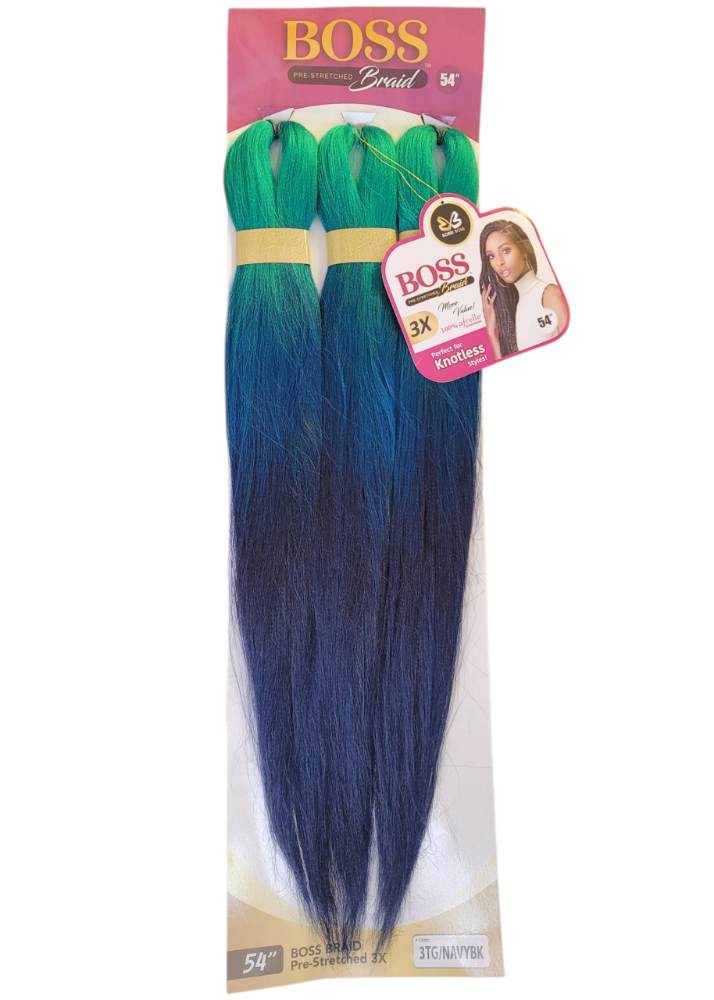 Boss  Braid HB001 Pre-Stretched Braiding Hair 54 3X