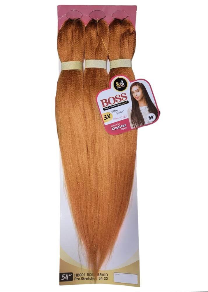 Boss  Braid HB001 Pre-Stretched Braiding Hair 54 3X