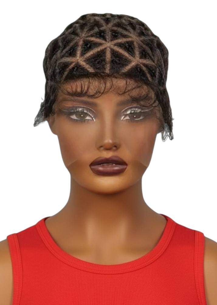 Knotted Crochet Wig Cap