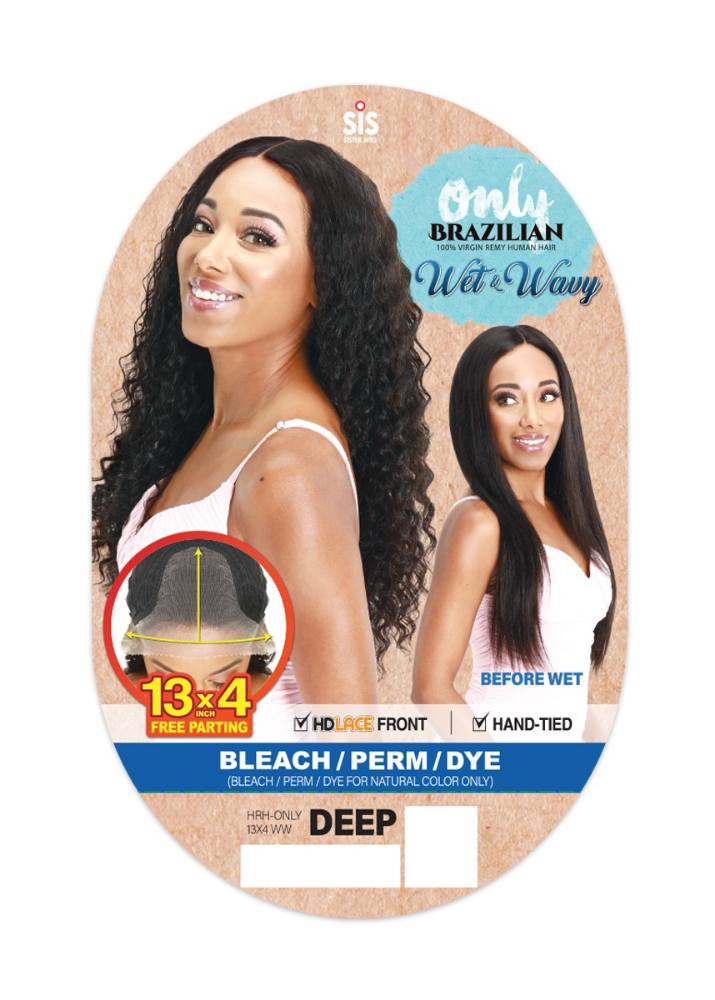 Only Brazilian Wet & Wavy deep weave packaging 