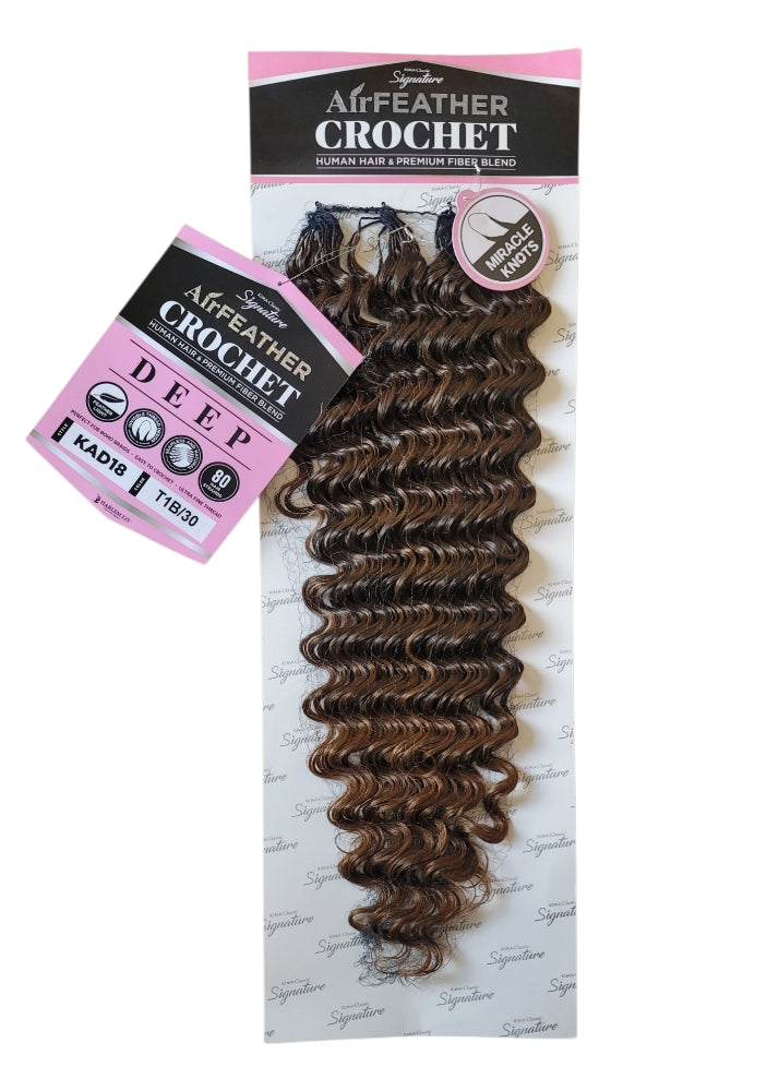 Air Feather Miracle Knots Crochet Braids 18" - DEEP