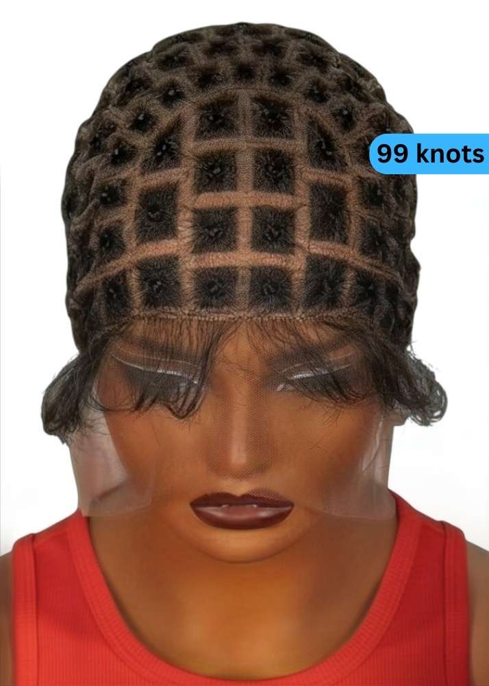 Knotted Crochet Wig Cap