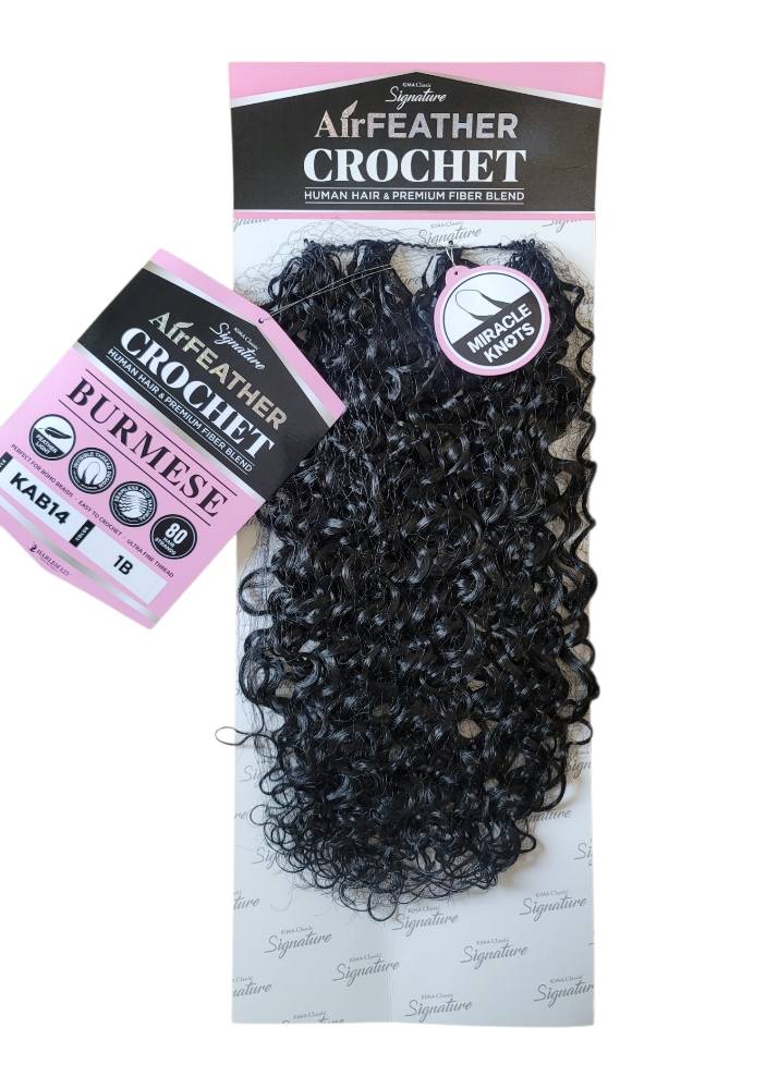 Air Feather Miracle Knots Crochet Braids 14" - BURMESE