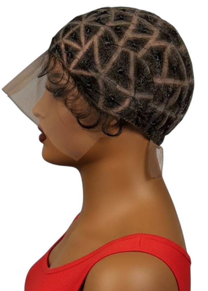 Knotted Crochet Wig Cap
