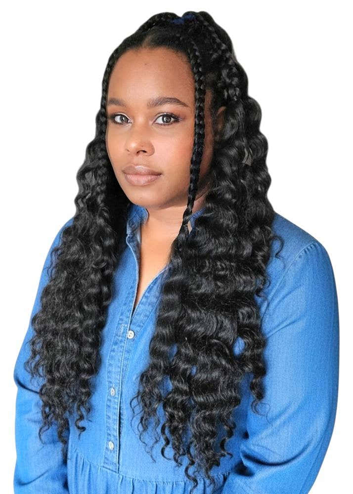 12X TZ Curly Ripple Wave 54"