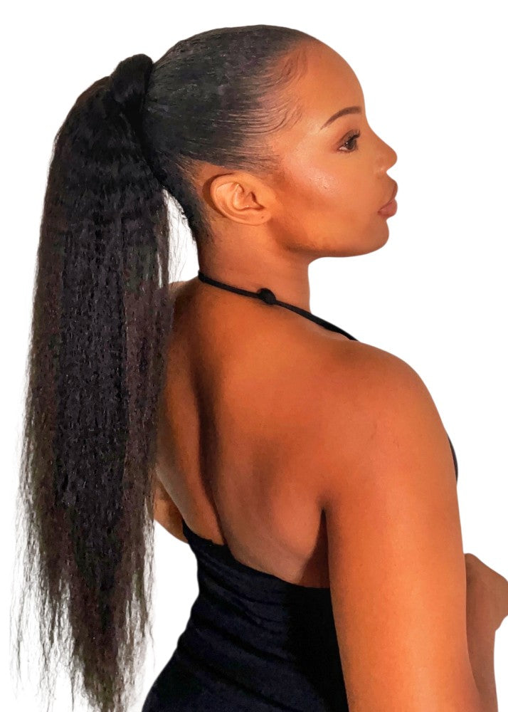 Kinky Straight 24" HH Ponytail