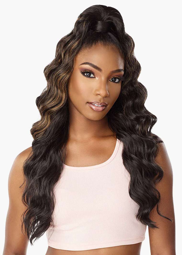 Human hair half wigs for natural hair Clearance