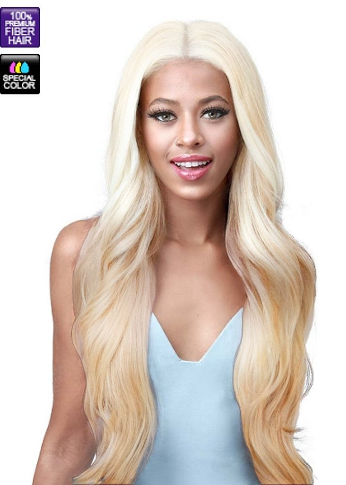 MLF476 KINNA 13x7 Swiss Lace Front Synthetic Wig Bobbi Boss UK