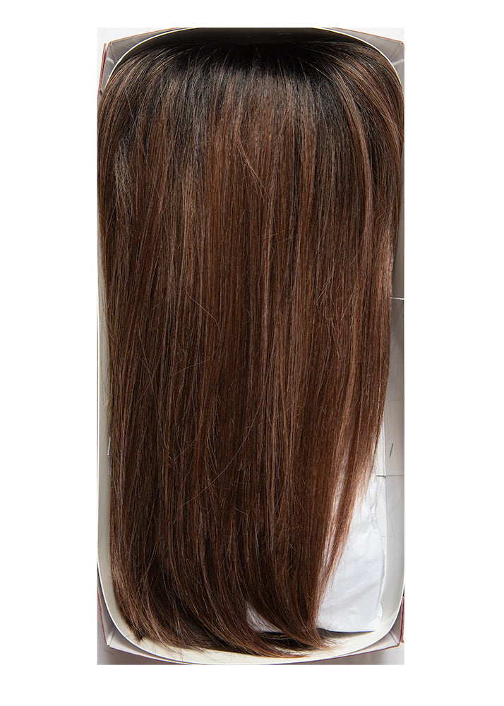 REGINA Wigpop Full Cap Straight Lob Wig with Fringe Outre UK