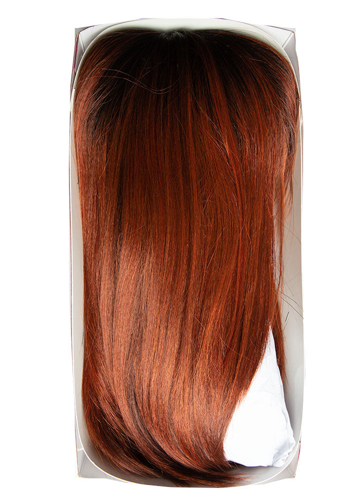 REGINA Wigpop Full Cap Straight Lob Wig with Fringe Outre UK