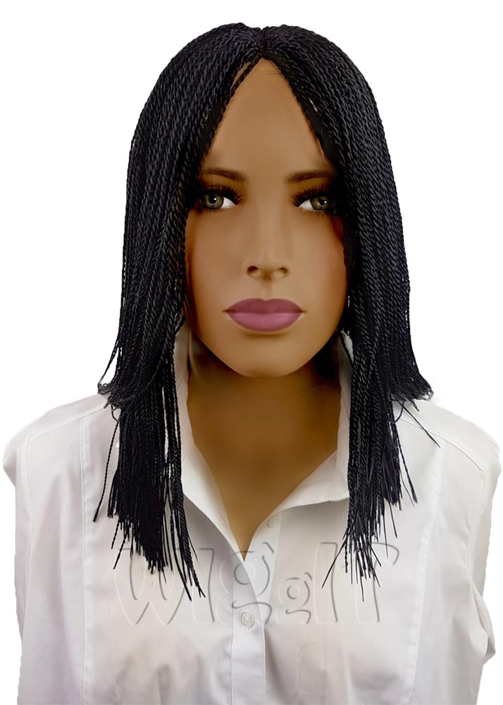 Image of Blunt Senegalese twists on natural hair