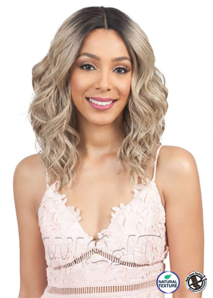 Miriam MLF315 Bobbi Boss Premium Synthetic Lace Front Wavy Lob Wig