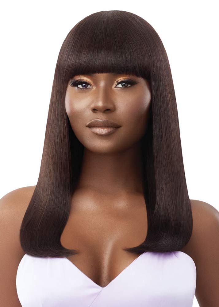Human hair wig with fringe Clearance