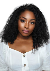 Springy Afro Luxe Human Hair Half Wig